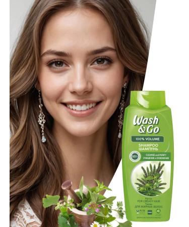 Wash&GO Fatty hair shampoo with herbs 675 - Buy Online on GoSupps.com