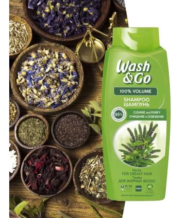 Wash&GO Fatty hair shampoo with herbs 675 - Buy Online on GoSupps.com