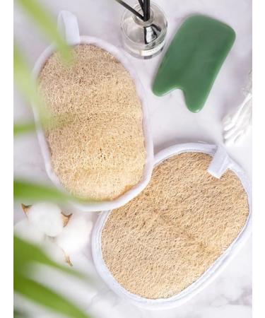Loofah sponge Massage washclick Piling for Facial and Body from Luffa for shower - Buy Online on GoSupps.com
