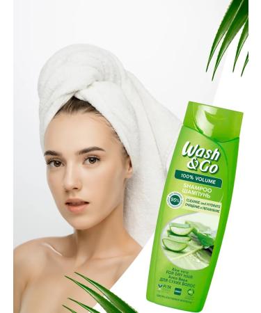 Wash&GO Hair shampoo with aloe vera 360 ml - Buy Online on GoSupps.com
