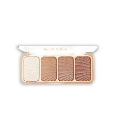 Sevencool Highlighter for the face dry "shell" tone 4