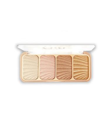 Sevencool Highlighter for the face dry "shell" tone 2