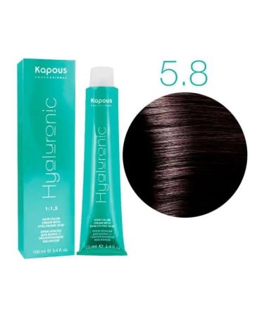 Kapous Professional Hair dye Hyaluronic 5.8