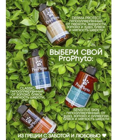 ProPhyto Shampoo for dogs and puppies hypoallergenic from a smell of 250 ml - Buy Online on GoSupps.com