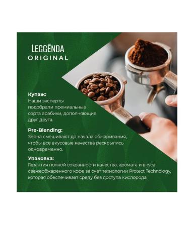 Poetti Coffee ground Leggenda Original 250 grams - Buy Online on GoSupps.com
