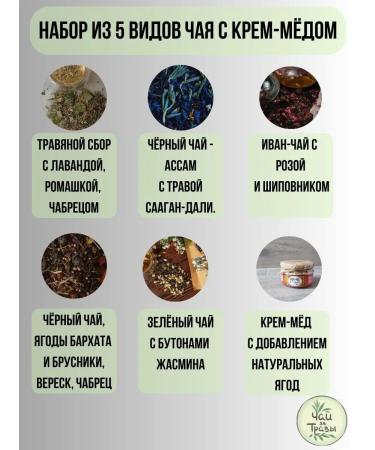 Tea and Herbs Gift set Tea black green berry and honey - Buy Online on GoSupps.com