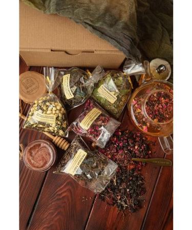Tea and Herbs Gift set Tea black green berry and honey - Buy Online on GoSupps.com