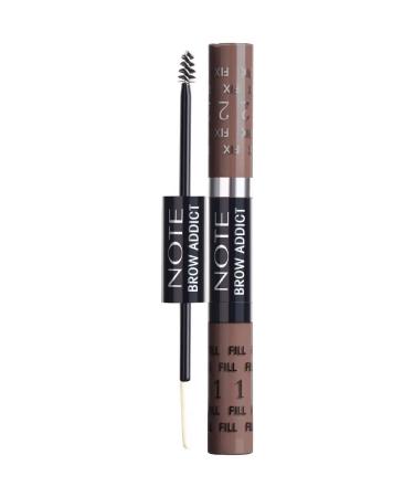 NOTE Cosmetics Brow Addict 04 Grey Brown Eyebrow Gel - Buy Online on GoSupps.com