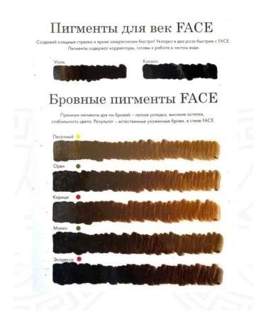 Face Company Pigments for permanent makeup and tattooing express - Buy Online on GoSupps.com