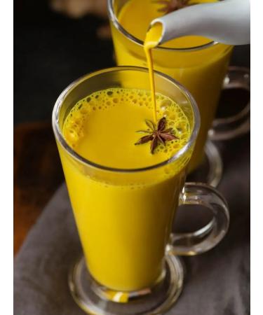 LUKKSEN Kurkuma Latte a mixture of spices for a drink gold milk 310g - Buy Online on GoSupps.com