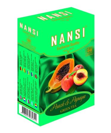 Nansi Green tea with peach and papaya 100 g