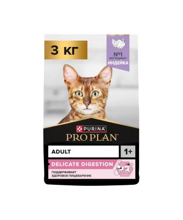 PRO PLAN Delicate Dry food for cats turkey 3 kg