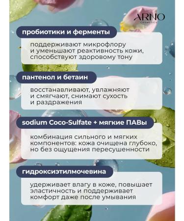 ARNOcosmetics Washing gel for all skin types with prebiotics 150ml - Buy Online on GoSupps.com