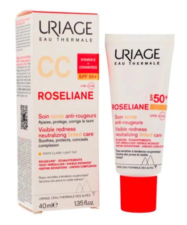 URIAGE Uryazh Roselian SS-Crem for the face SPF50+ tone light 40 ml