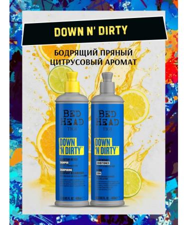 TIGI Professional shampoo air conditioning detox down n dirty - Buy Online on GoSupps.com