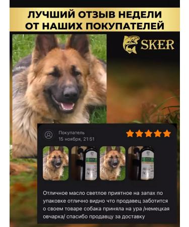 SKER Salmon oil for cats and dogs - Buy Online on GoSupps.com