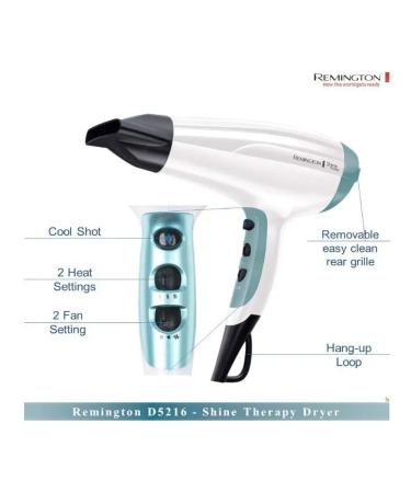 Remington Hair hair dryer Powerful Shine Therapy D5216 - Buy Online on GoSupps.com