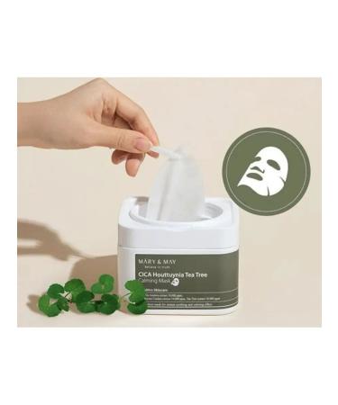 MARY&MAY Facial masks fabric set vegan Korea 30 pcs - Buy Online on GoSupps.com