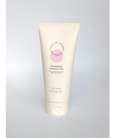 MISSHA Creamy Latte Strawberry Cleansing Foam - Buy Online on GoSupps.com