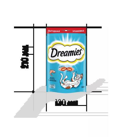 DREAMIES Pillows with salmon 140g - Buy Online on GoSupps.com