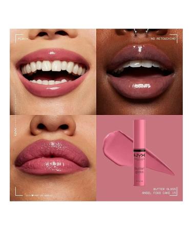 NYX Professional Makeup Butter Lip Gloss 15 Angel Food Cake lip - Buy Online on GoSupps.com