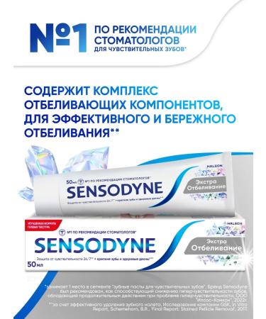 Sensodyne Toothpaste Extra whitening 50 ml