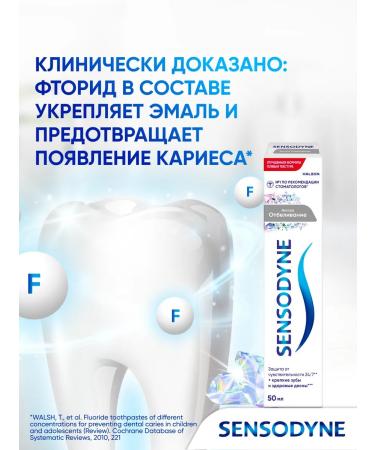 Sensodyne Toothpaste Extra whitening 50 ml - Buy Online on GoSupps.com