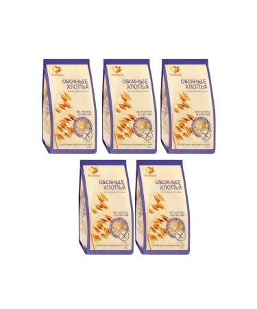 Stashevskoe Oatmeal flakes without gluten 375 gr 5 pcs - Buy Online on GoSupps.com