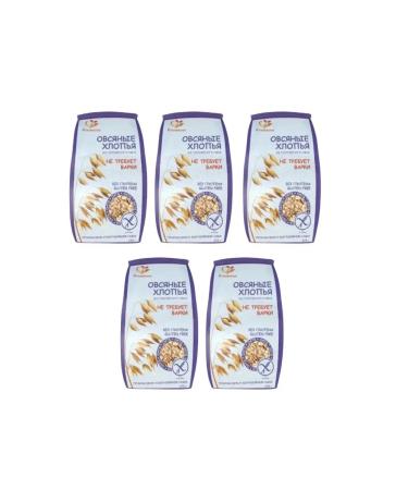 Stashevskoe Oatmeal flakes without gluten which do not require cooking 275 gr 5 pcs - Buy Online on GoSupps.com