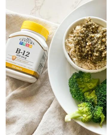 21st century Vitamin B12 1000 g in tablets 110 pcs - Buy Online on GoSupps.com
