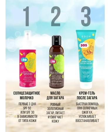 EDEN Solno -playing milk cream SPF15 150ml - Buy Online on GoSupps.com