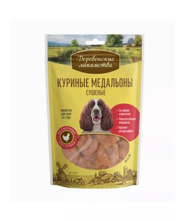 Country delicacies Treat for dogs chicken medallions dried 90g