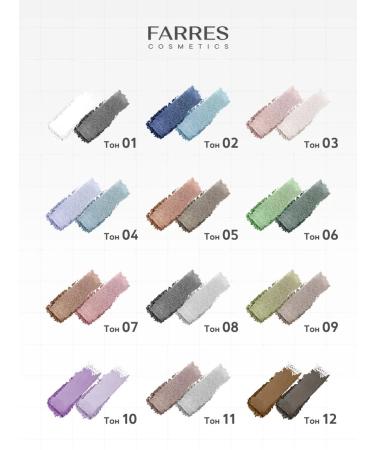 FARRES Eye of eye palette shiny persistent #8 - Buy Online on GoSupps.com