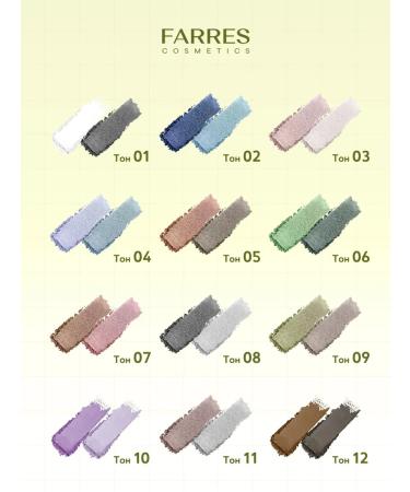 FARRES Eye of eye palette shiny persistent #9 - Buy Online on GoSupps.com