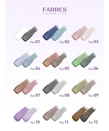 FARRES Eye of eye palette shiny persistent #10 - Buy Online on GoSupps.com
