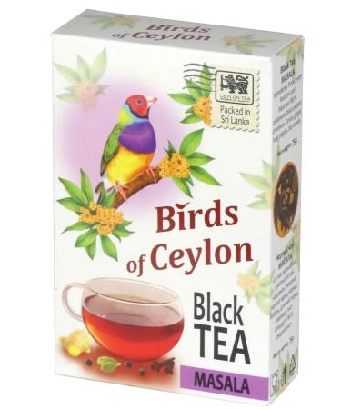 Birds of Ceylon Tea black leaf masala FBOP standard Sri Lanka 75 g