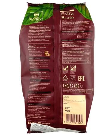 Cacao Barry Extra-Brute capae-powder 22-24% dark red 1 kg - Buy Online on GoSupps.com