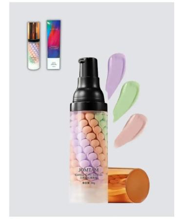 MikGROUP Tricolor aligning base for makeup 40g - Buy Online on GoSupps.com