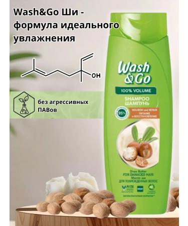 Wash&GO Shampoo for damaged hair oil - Buy Online on GoSupps.com
