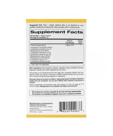 California Gold Nutrition Food supplement with nails 5 billion 60 capsules - Buy Online on GoSupps.com