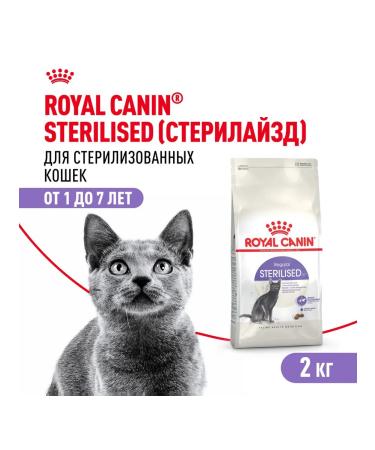ROYAL CANIN Sterilized for sterilized cats 2 kg - Buy Online on GoSupps.com