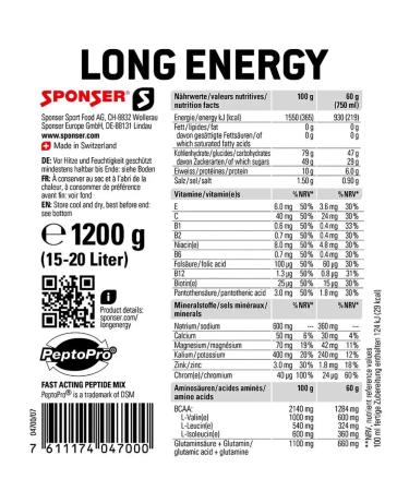 Sponsor LONG ENERGY - Buy Online on GoSupps.com