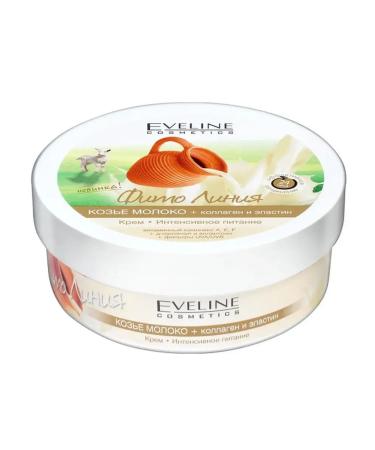 EVELINE Cream nutrient goat milk+collagen and elastin 210 ml