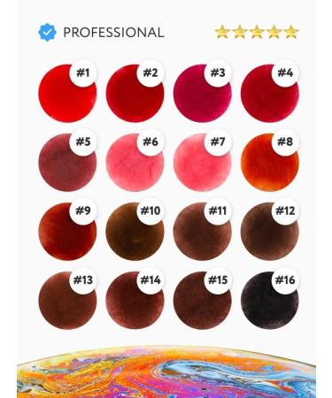 ALENA COSMOS Pigment for permanent eyebrow makeup red - Buy Online on GoSupps.com