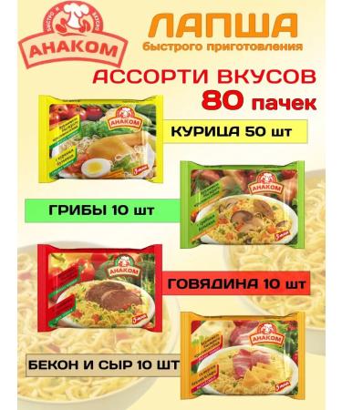 Anakom Fast -preparation vermicells of flashes 80 pcs