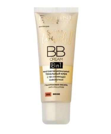 EVELINE Tonal cream Satin Touch! BB 8V1 02 Beige 30 ml