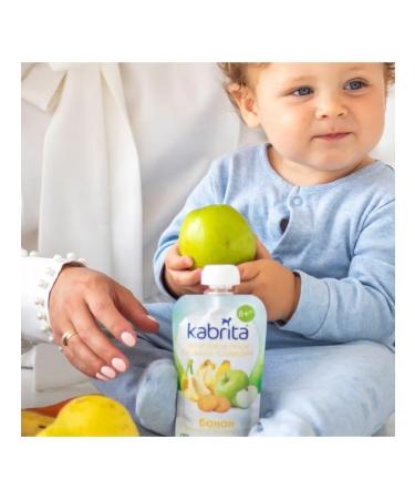 Kabrita Banana with goat cream 6 pcs - Buy Online on GoSupps.com