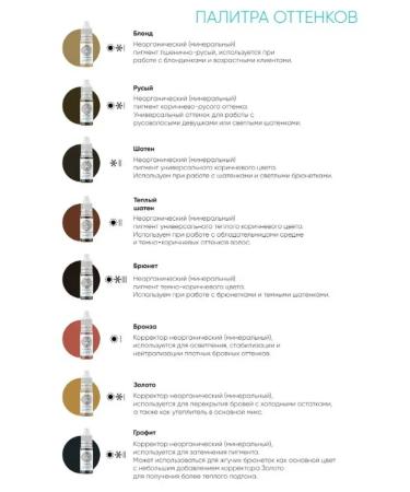 Face Company Face pigment corrector for eyebrows tattoo eyebrows gold 12ml - Buy Online on GoSupps.com