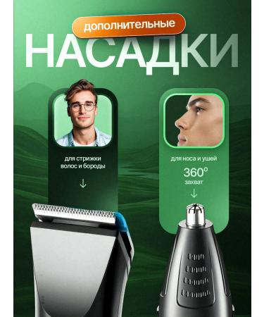 Bearded Man Electric blower 3V1 for haircut and shaving hair - Buy Online on GoSupps.com