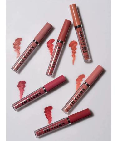 Beauty secret Set of liquid lipsticks of matte 6 pieces - Buy Online on GoSupps.com